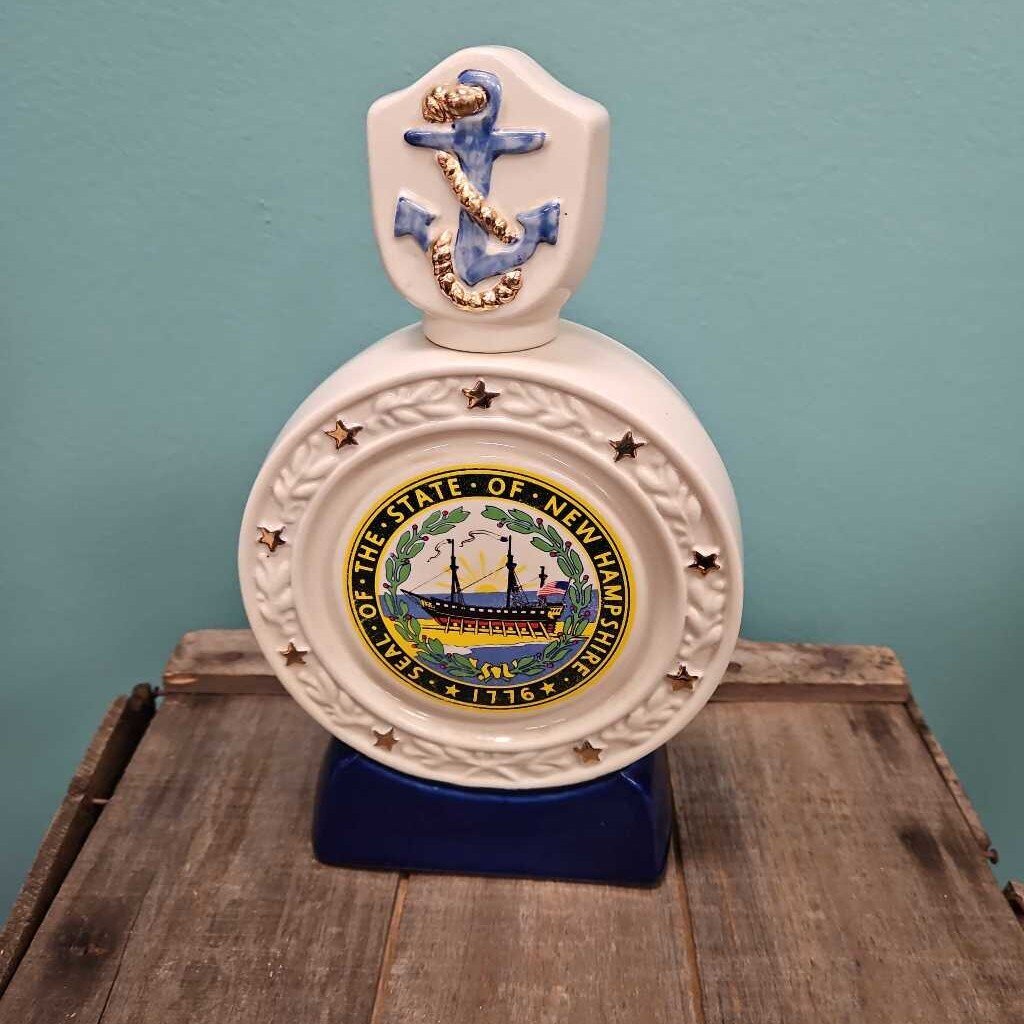 Royal Halburton Frigate Raleigh Commemorative Ceramic Liquor Decanter