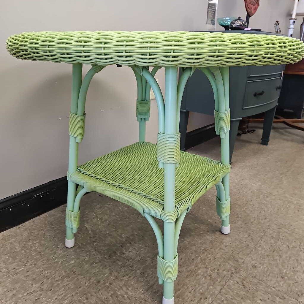 Maine Cottage Mint Green Patio Table