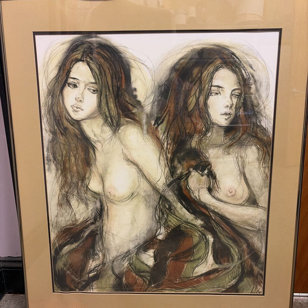 "Diane" by Sheldon C. Schoneberg, Framed Print