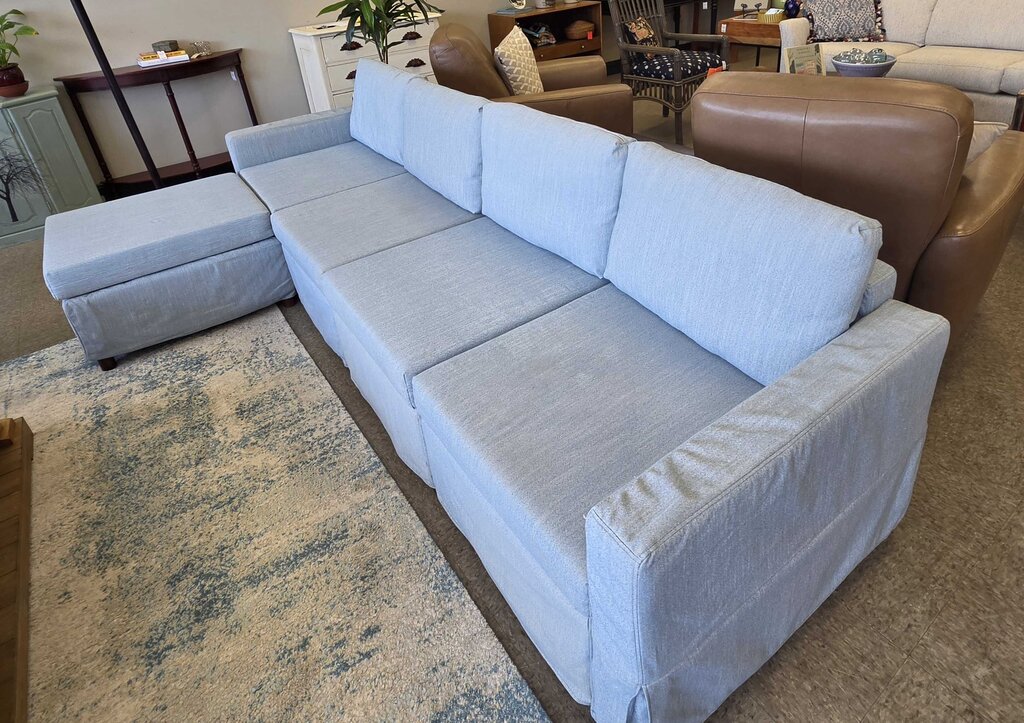 Modern Linen Modular Sectional (5pcs)