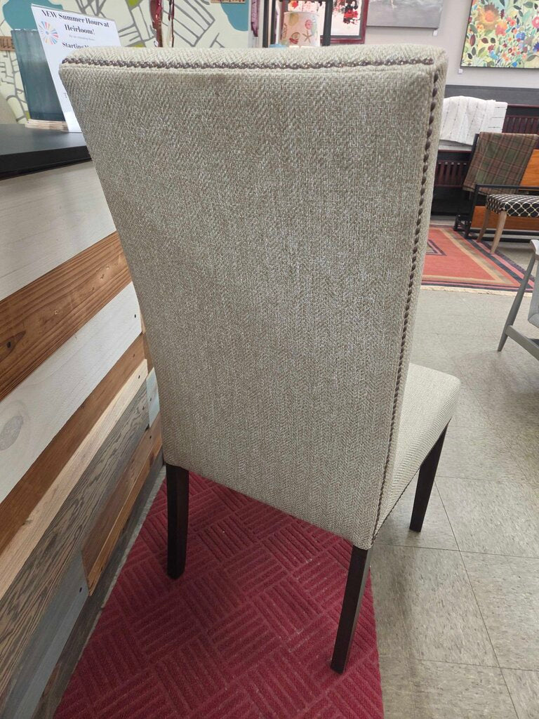 Bassett Furniture Company Parsons Dining Chair with Custom Nailhead Trim (4 Available)