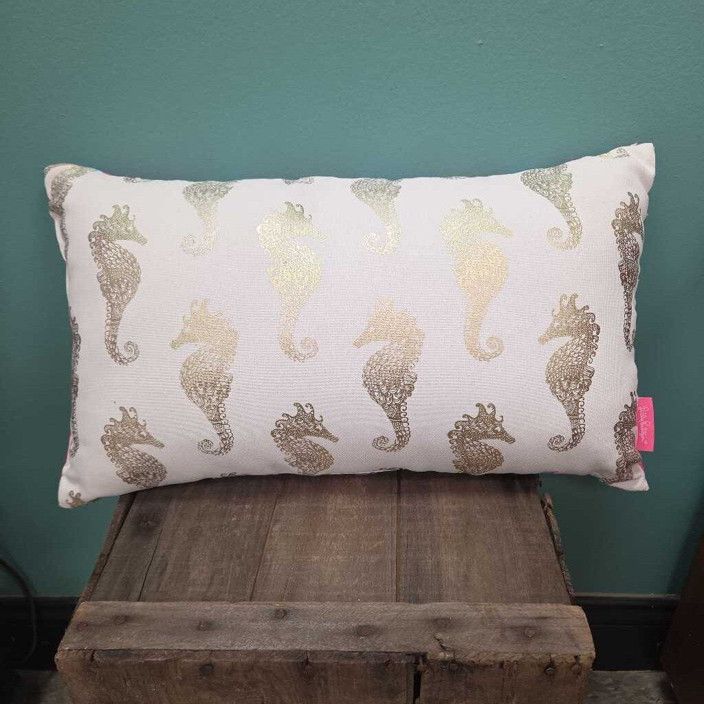 Lilly Pulitzer Seahorse Double-Sided Accent Pillow