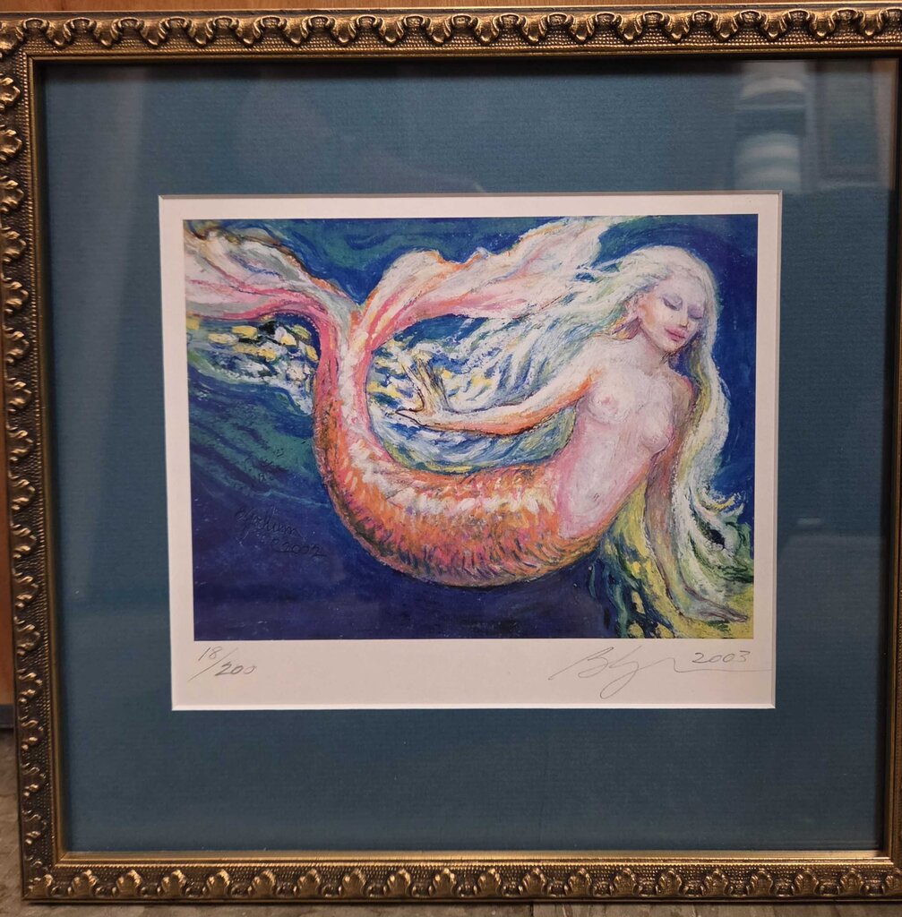Mermaid - Print 18/200 by Barbara Yochum