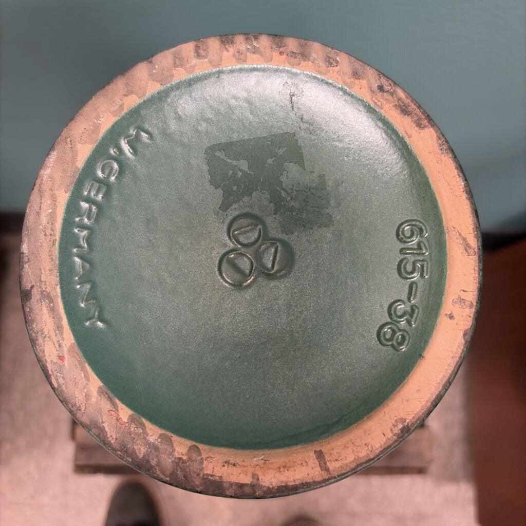 Vintage Ceramic Vase with Leaf Patternby Scheurik Keramik