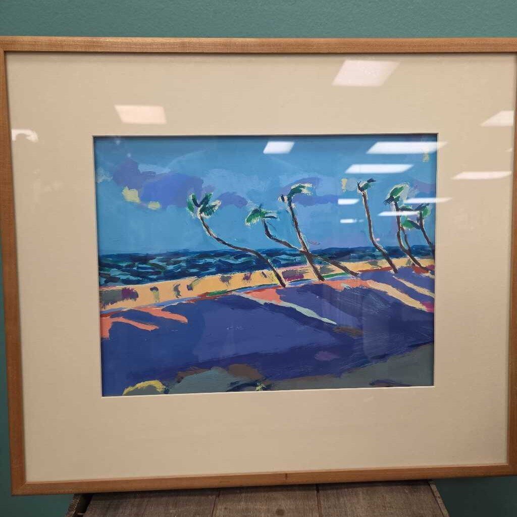 Original Oil on Canvas Beach Scene by Marilyn Blinkhorn (Maine Artist)