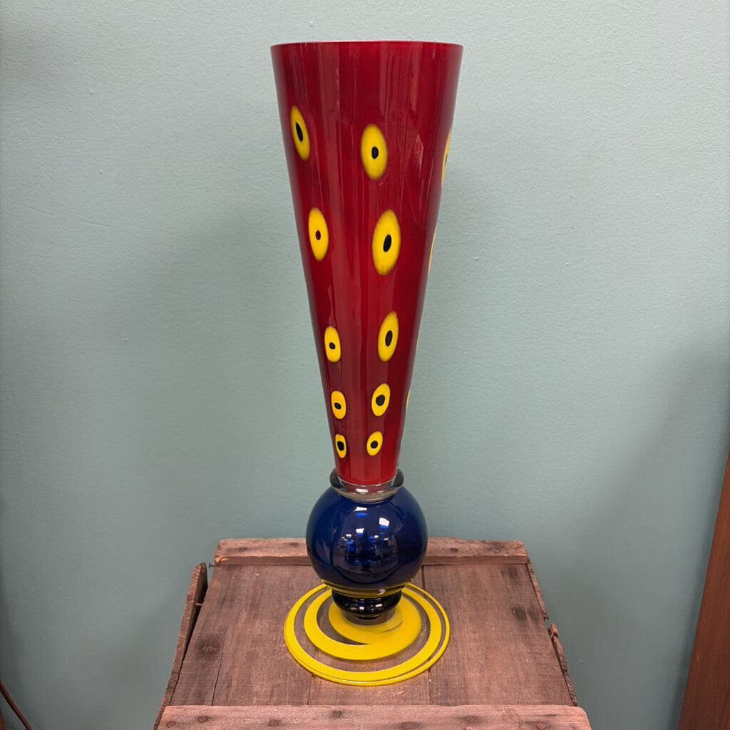 MCM Colorful Decorative Glass Vase