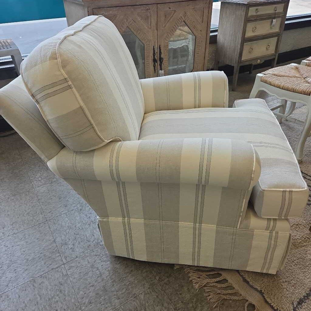 C.R. Laine Keller Skirted Swivel Rocker
