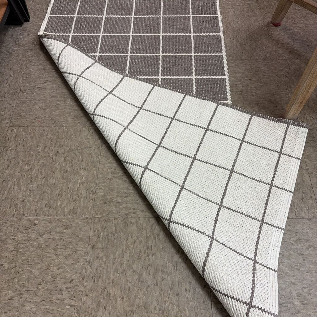 CRISS Collection by Pappelina Woven PVC Reversible Runner