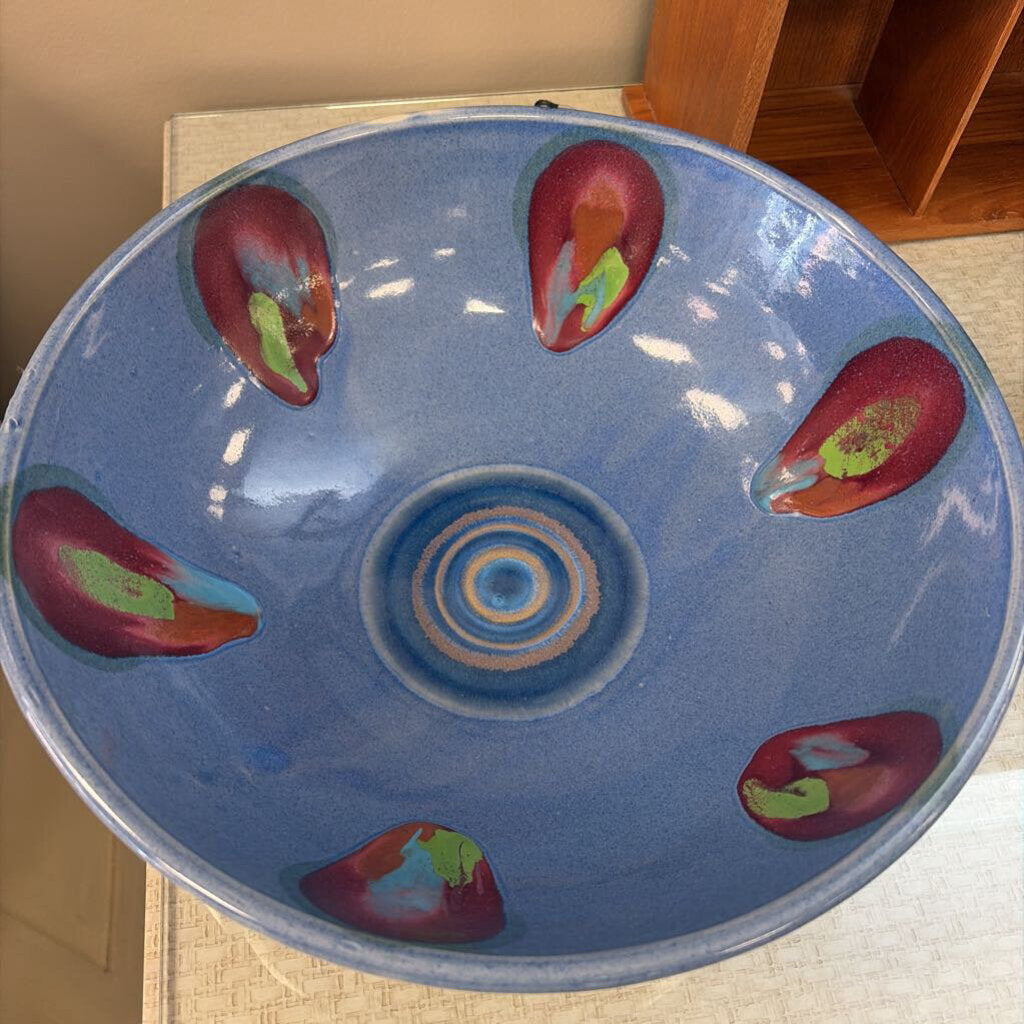 Blue Moon Serving Bowl by Lasser Ceramics