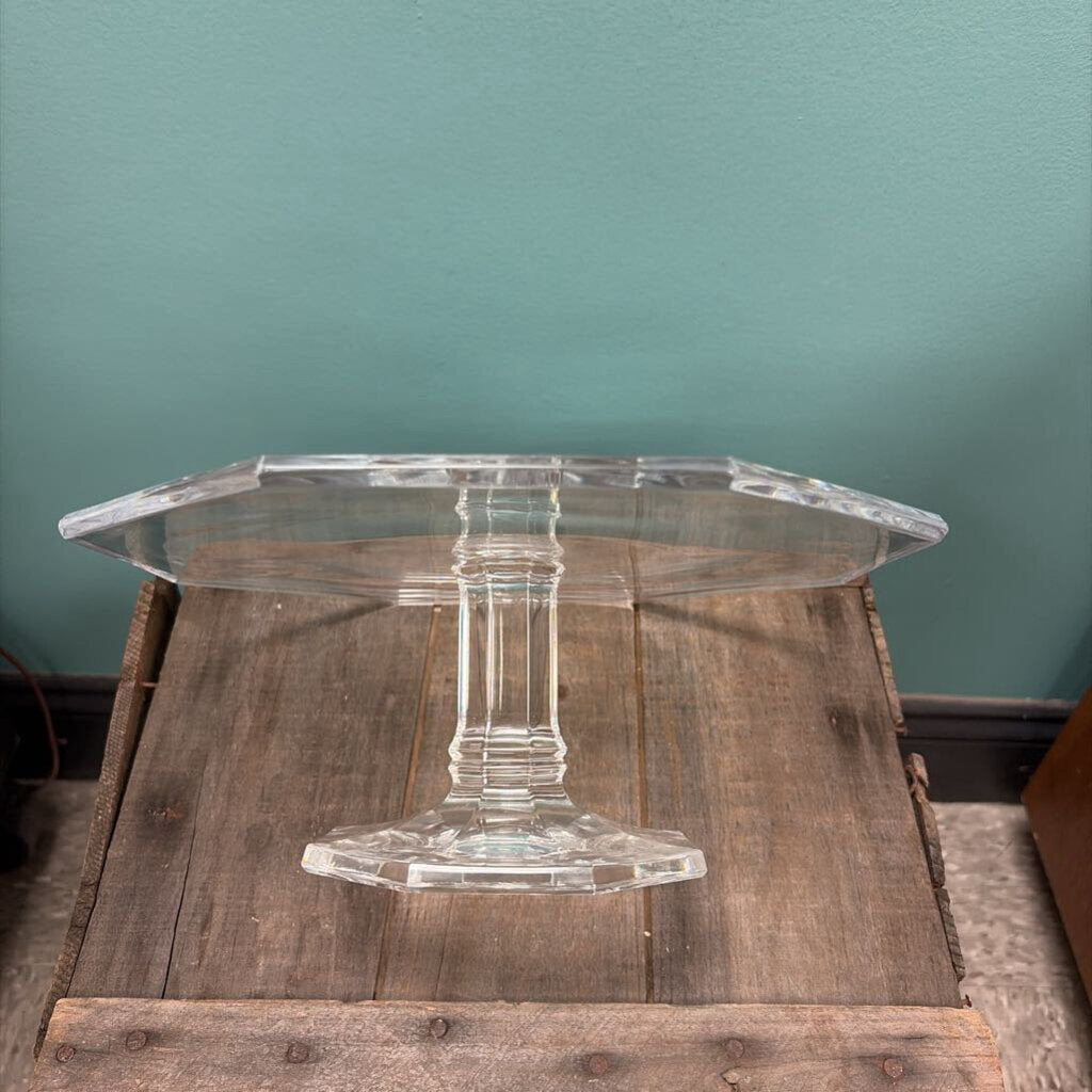 Tiffany & Co. Windham Glass Cake Stand