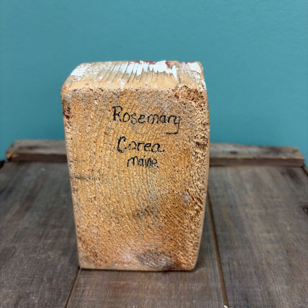 Rustic Wooden House Decor by Rosemary Levin (Maine Artist)
