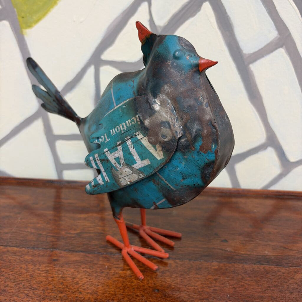 Decorative Metal Bird Figurine