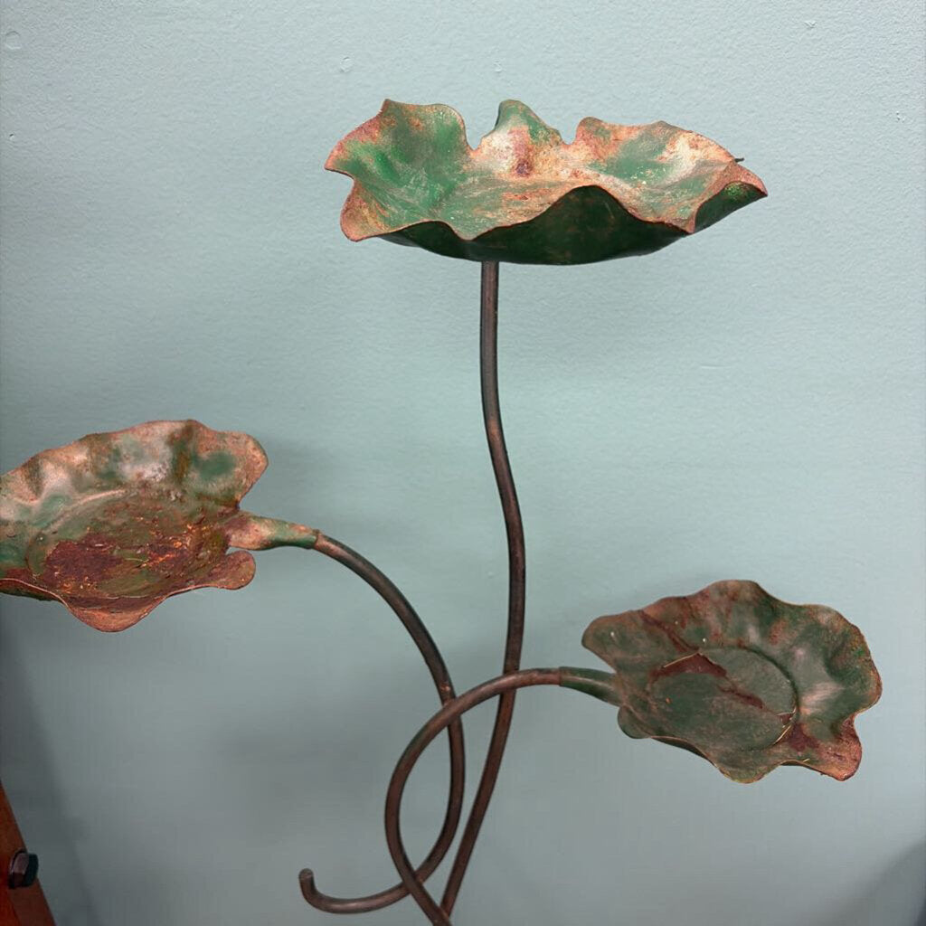 Vintage Metal Floor Plant Stand