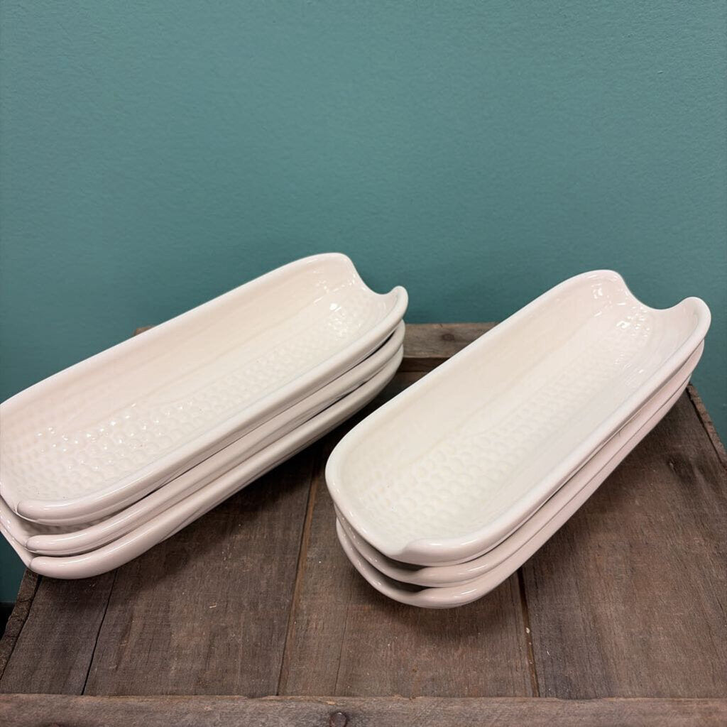 Pfaltzgraff Callie Corn on the Cob Serving Platter Set of 6