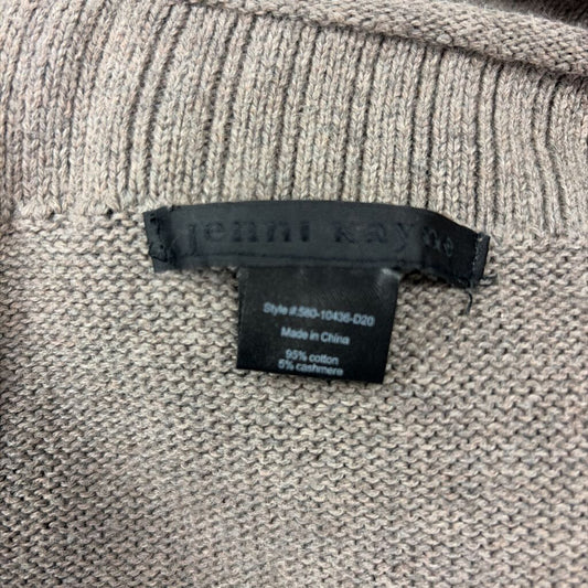 Jenni Kayne Brown Knit Blanket, Cotton/Cashmere