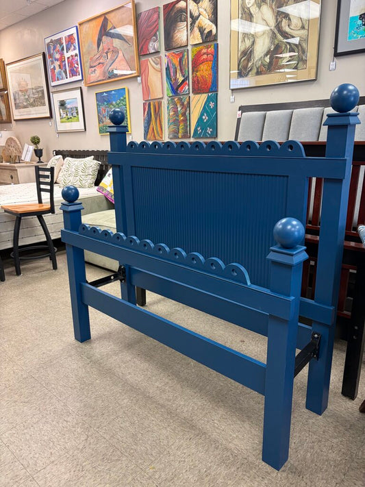 Maine Cottage, "Lizzie" Full Size Bed, Coastal Blue