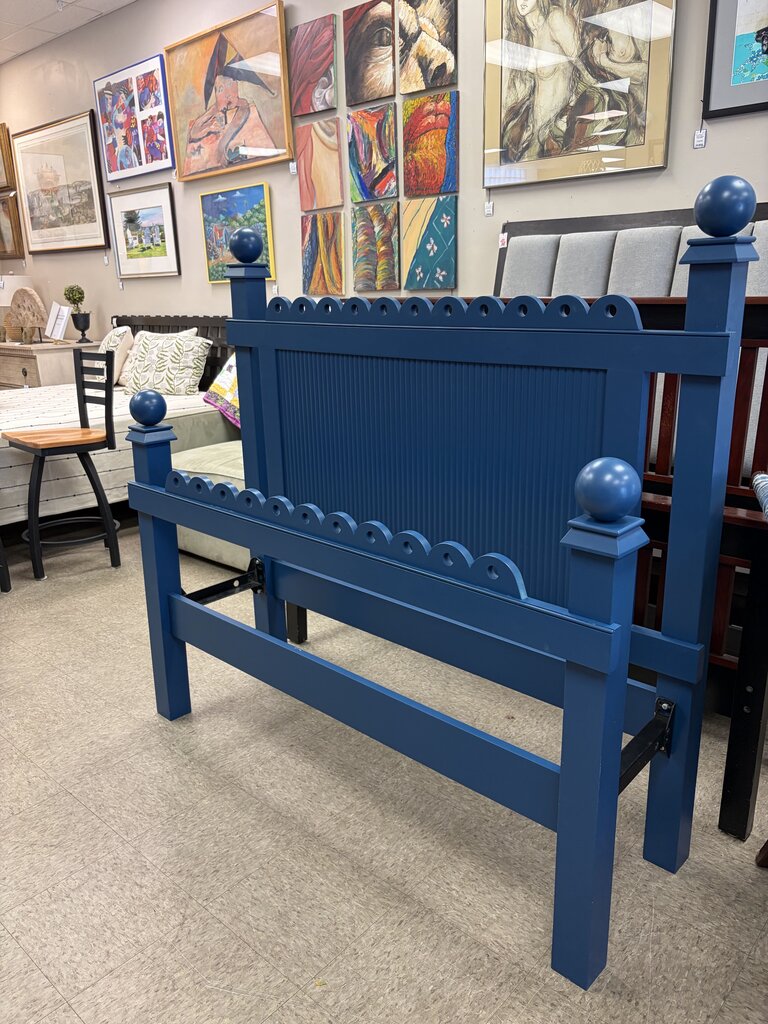 Maine Cottage, "Lizzie" Full Size Bed, Coastal Blue
