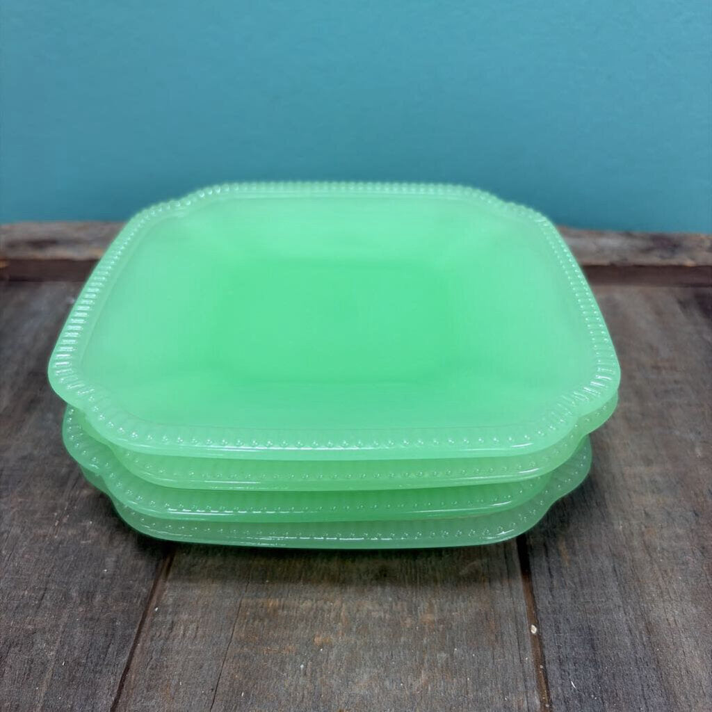 Vintage Green Glass Dish