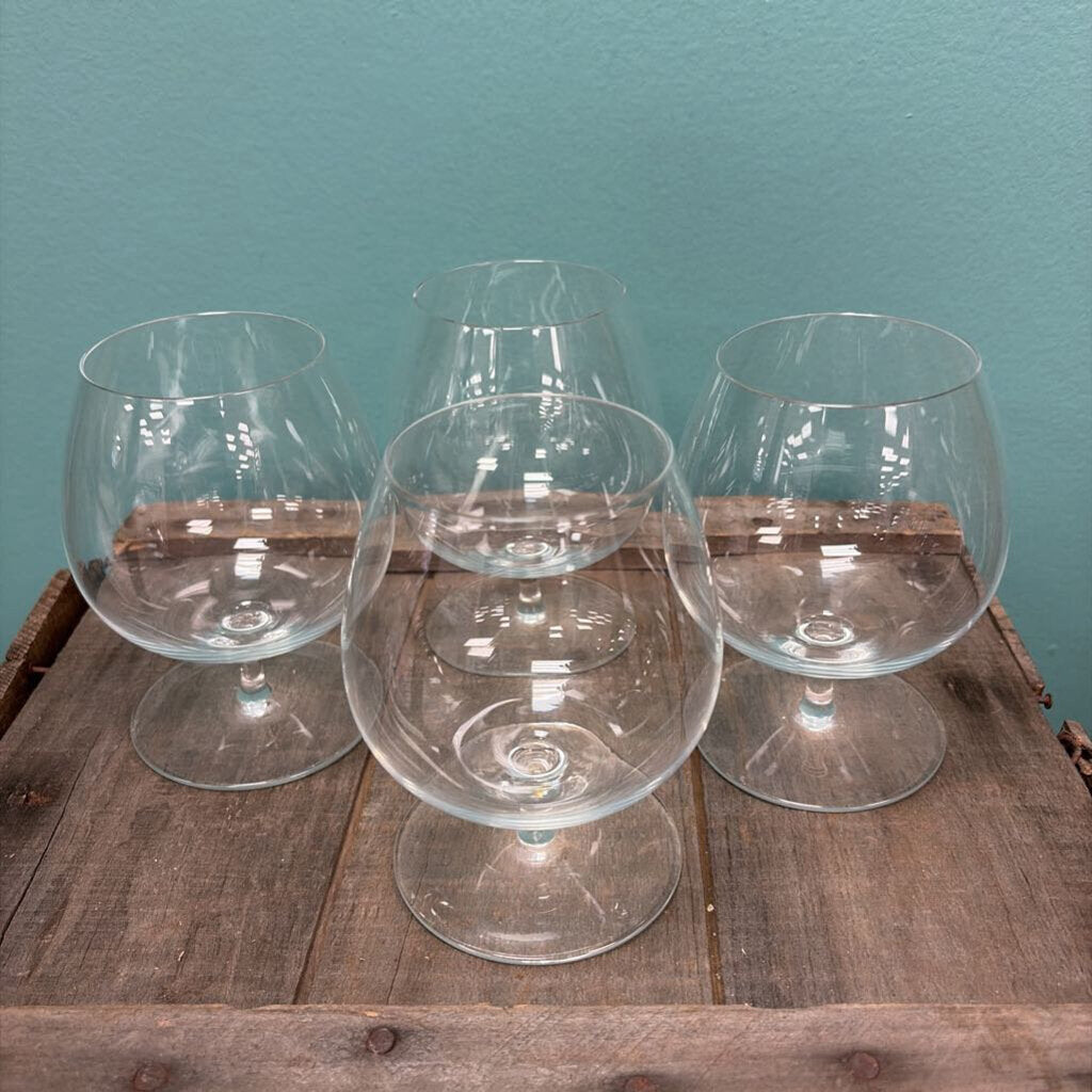 Glass Brandy Snifter, Set of 4