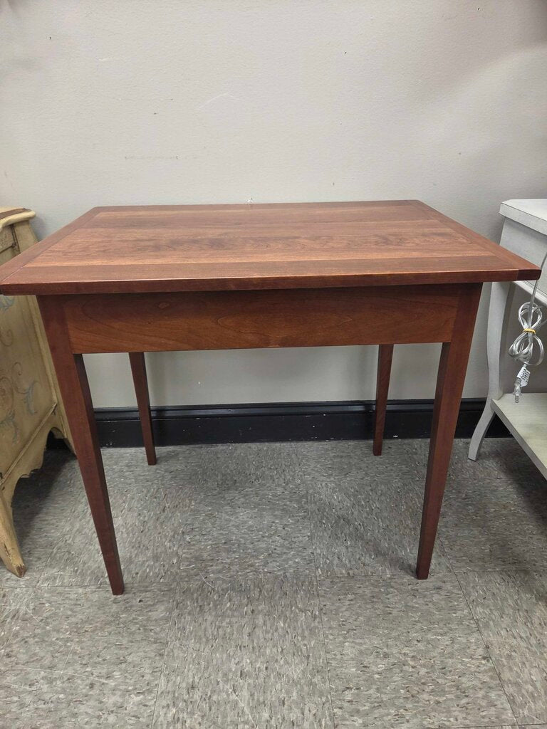 Hepplewhite Style Solid Cherry Wood End Table - Guild of Shaker Crafts - Spring Lake, MI