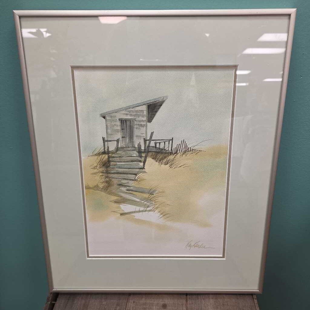 Beach Dunes - Original Watercolor by Kay Kandra (Signed)