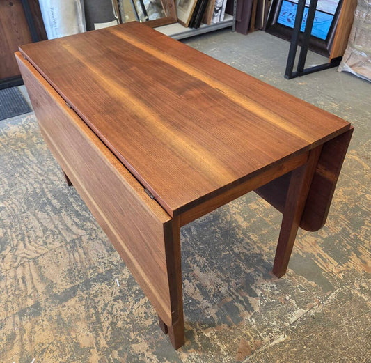 Traditional Style Drop Leaf Cherry Dining Table