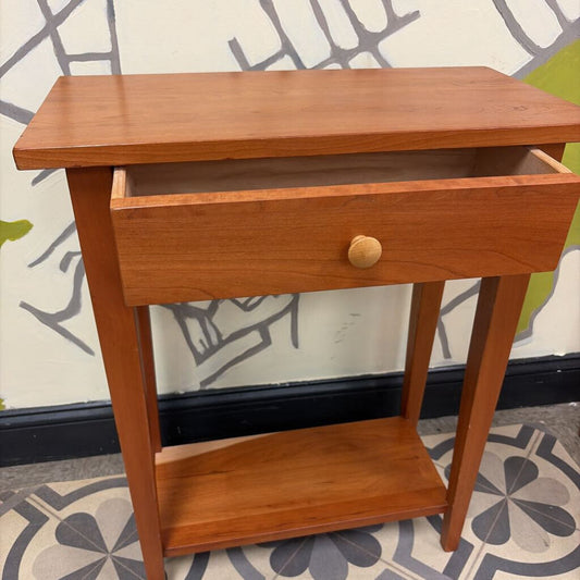 Shaker-Style Cherry Table with Drawer