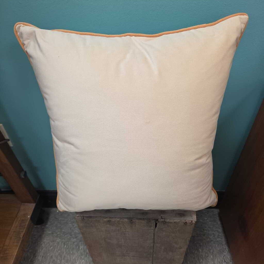 Monday Moose Velvet Throw Pillow with Down Fill