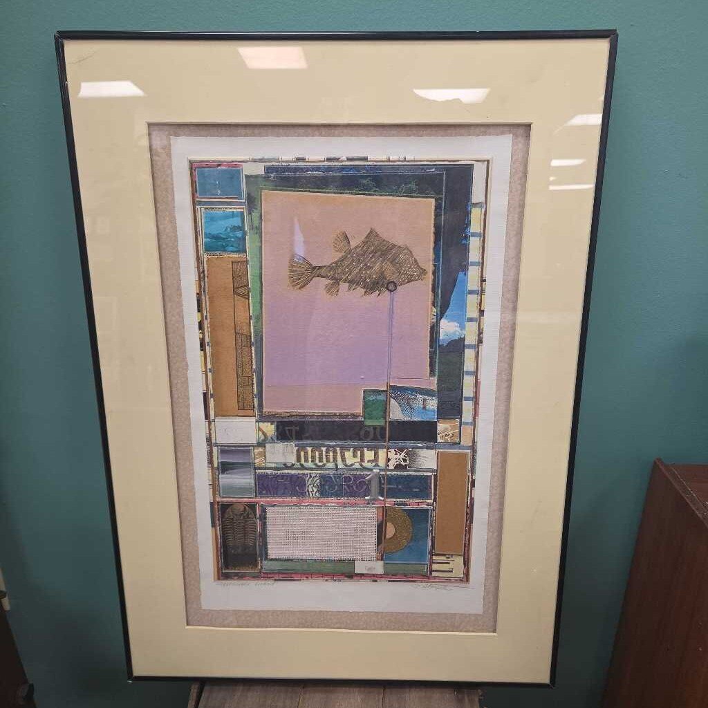"Inextricably Linked" Multi-Layered Mixed Media Collage (Original, Signed)