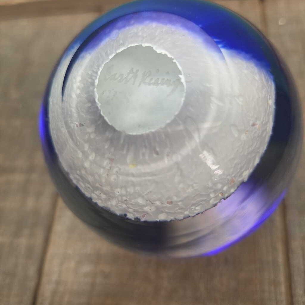 Glass Eye Studio "Earth Rising" Paperweight (Signed)