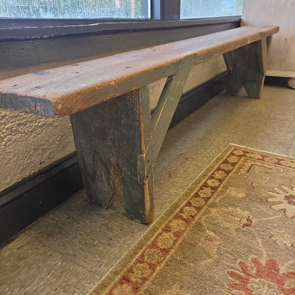 Rustic Wood Workshop Bench