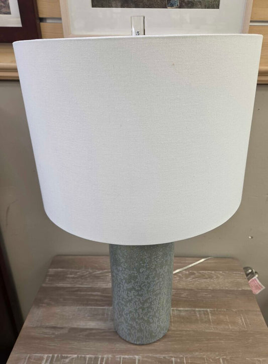 Easton Table Lamp by Jamie Young Co. in Seafoam & Cream Reactive Glaze (2 Available)