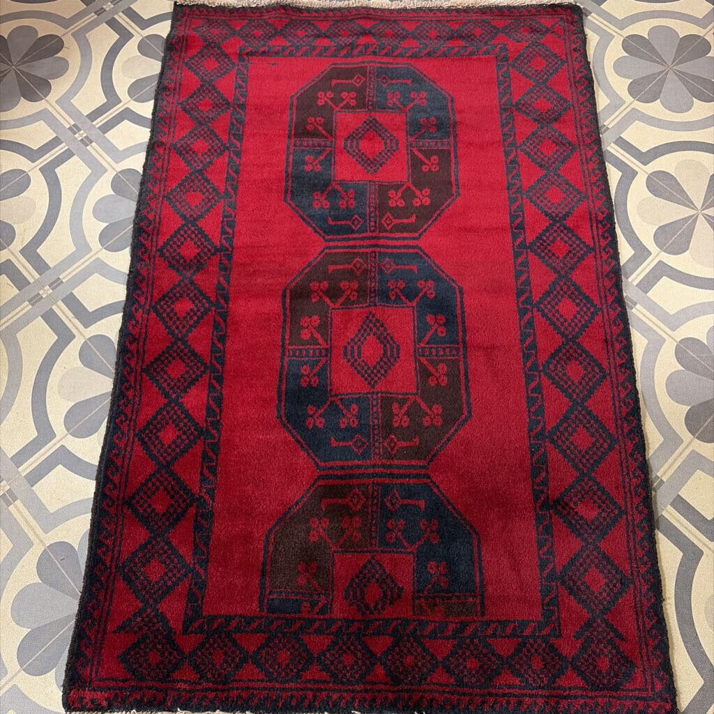 Turkman Hand Woven 100% Wool Area Rug