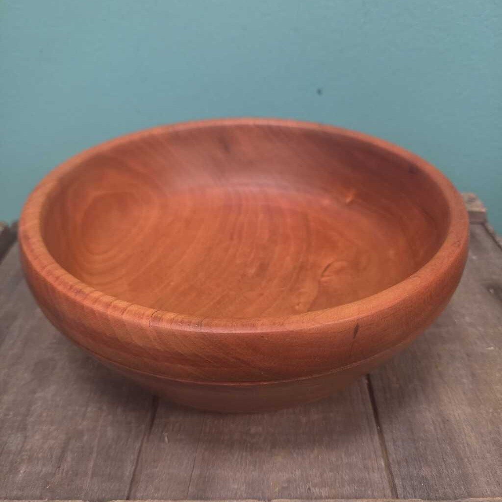 Hand Turned Cherry Wood Decorative Bowl