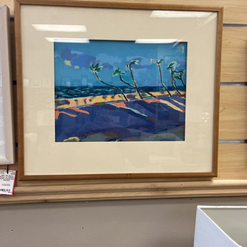 Original Oil on Canvas Beach Scene by Marilyn Blinkhorn (Maine Artist)