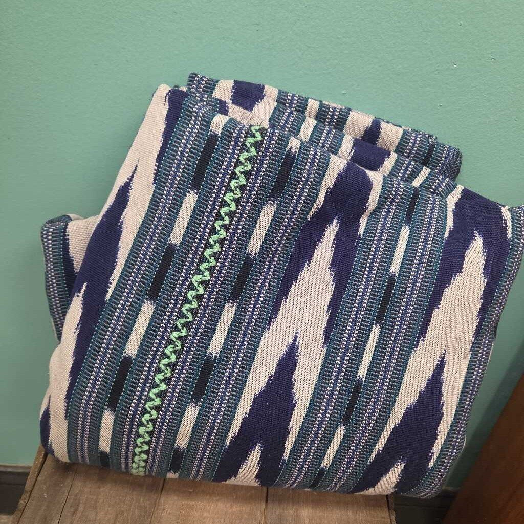 Handwoven 100% Organic Cotton Mayan King Throw with Natural Plant Dyes