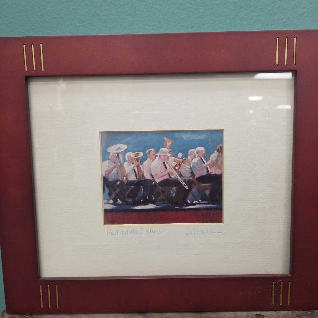 "Red, White & Blues" Framed Photo Print by D.L. Harkins (Signed)