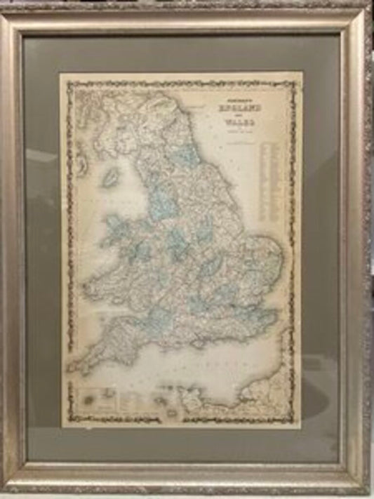 Antique Map of England and Wales