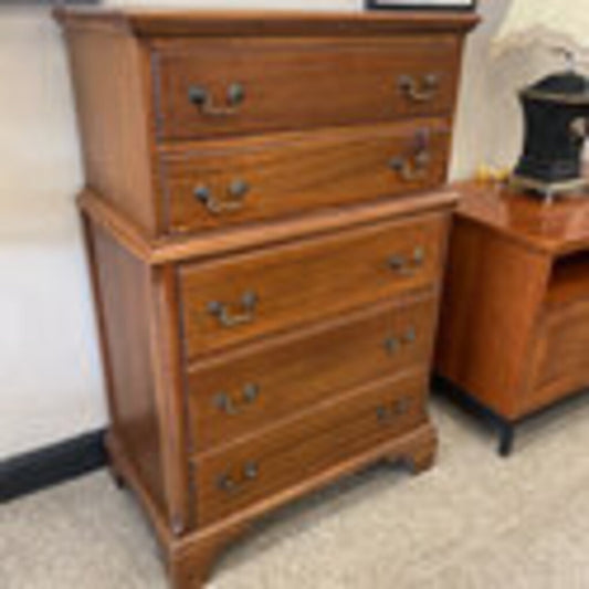Vintage 2 Over 3 Drawer Dresser
