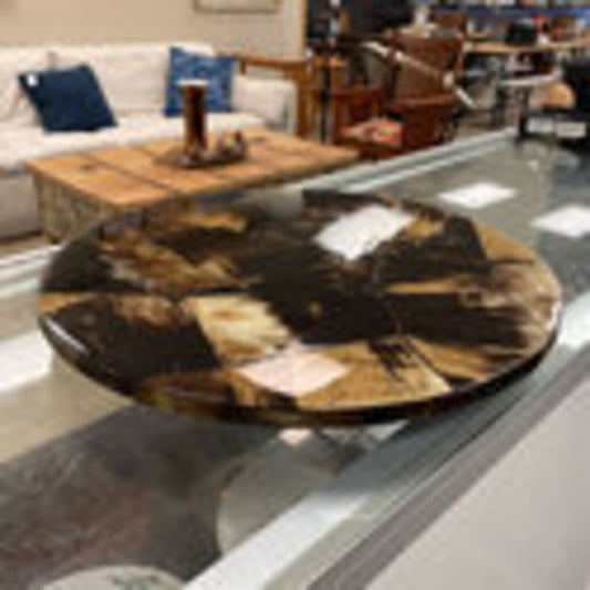 Horn Veneer Revolving Tray