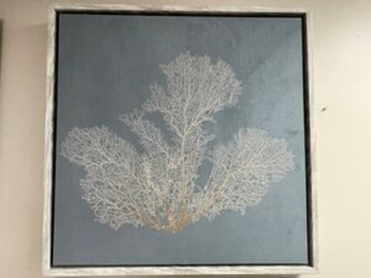 "Ocean Lace X" Print on Canvas