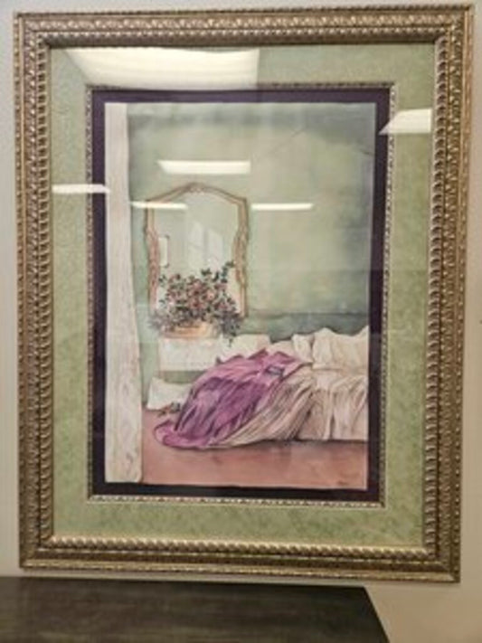 Pomm "Sleeping Beauty" Signed Limited Edition Watercolor Lithograph