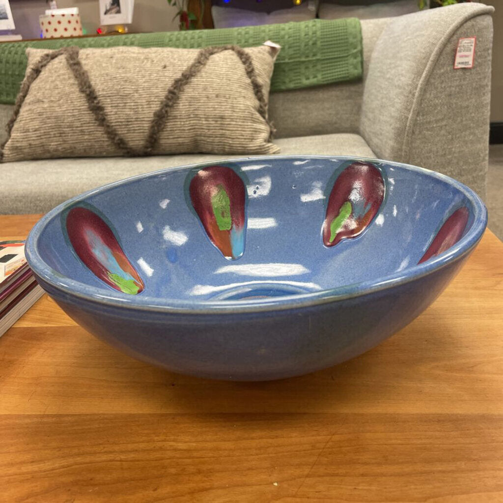 "Blue Moon Serving Bowl" by Lasser Ceramics