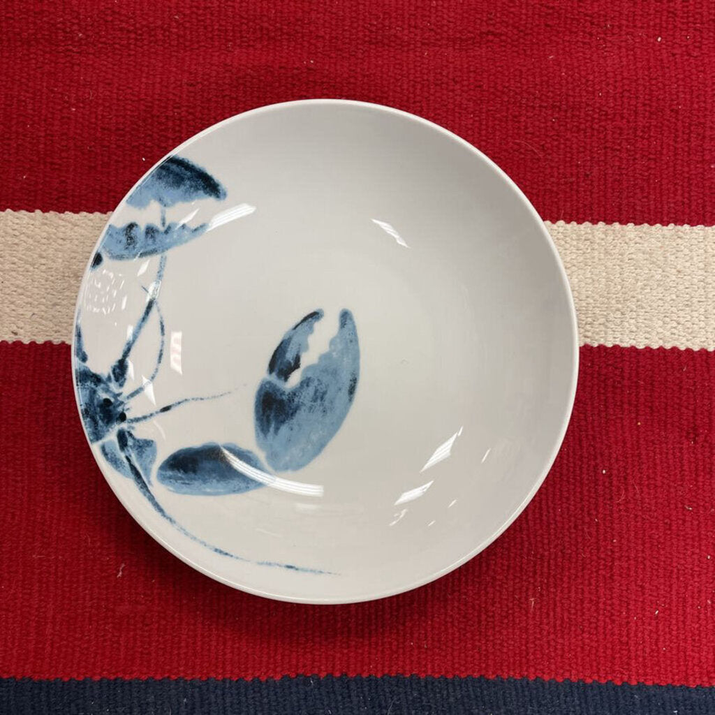 Nova "Lobster Blue" Couple Soup Bowls - Set of 3