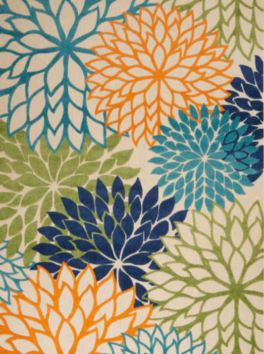 Nourison Home Aloha Indoor/Outdoor Area Rug - NEW