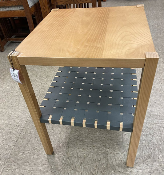 Woven Strap Side Table