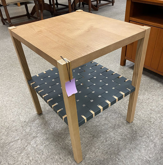 Woven Strap Side Table
