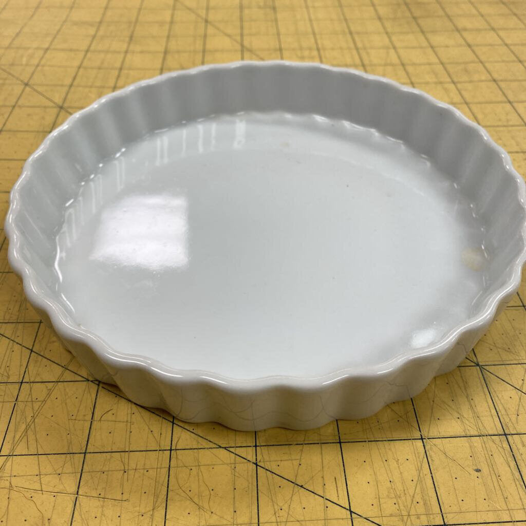Porcelain Quiche Dish