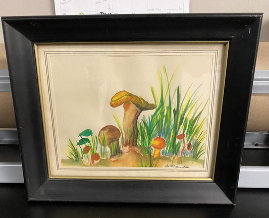 Sherry Plimpton Mushroom Watercolor