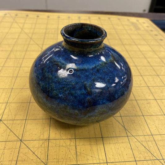 1970s Glazed Stoneware Vase